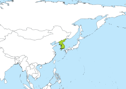 KST Time Zone Geo Map