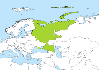 MSK Time Zone Geo Map