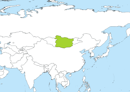 ULAT Time Zone Geo Map